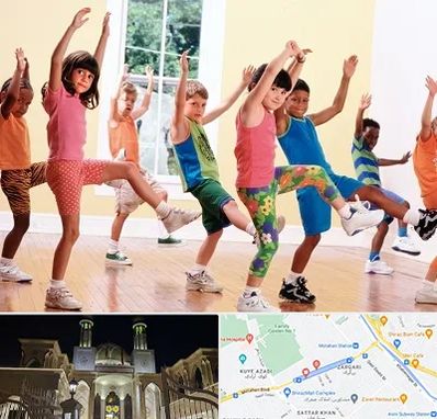 کلاس ایروبیک کودکان در زرگری شیراز