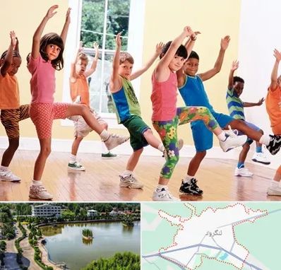 کلاس ایروبیک کودکان در لنگرود