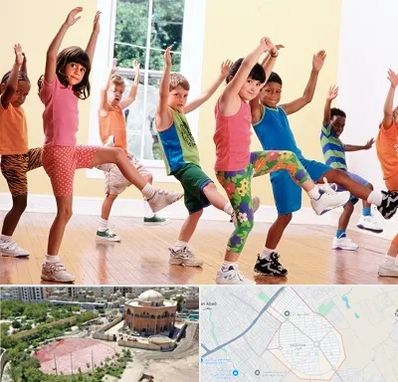 کلاس ایروبیک کودکان در گلستان اسلامشهر