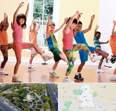 کلاس ایروبیک کودکان در کاشمر