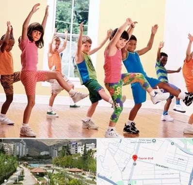 کلاس ایروبیک کودکان در بلوار تعاون