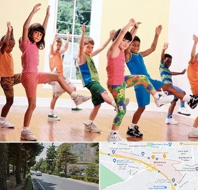 کلاس ایروبیک کودکان در مهرویلا کرج