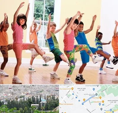 کلاس ایروبیک کودکان در محلاتی شیراز