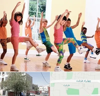 کلاس ایروبیک کودکان در طرشت