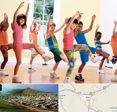 کلاس ایروبیک کودکان در بیجار