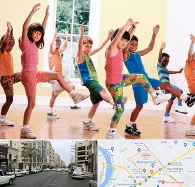 کلاس ایروبیک کودکان در زیتون کارمندی اهواز