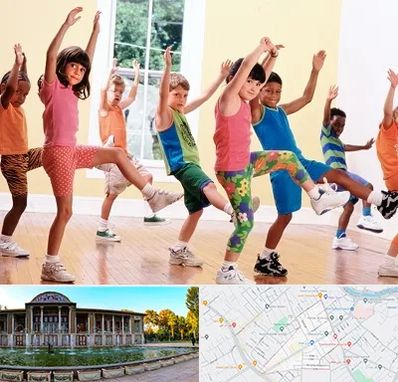 کلاس ایروبیک کودکان در عفیف آباد شیراز