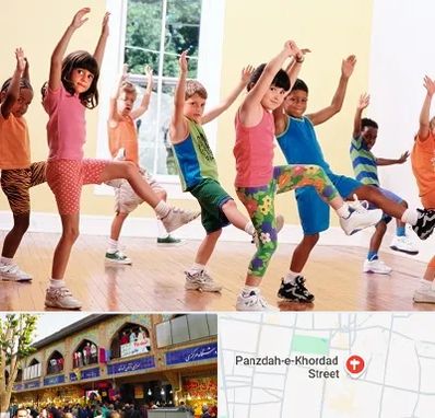 کلاس ایروبیک کودکان در 15 خرداد