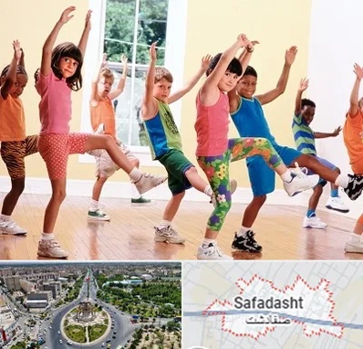 کلاس ایروبیک کودکان در صفادشت