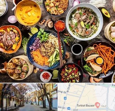 آموزشگاه غذا های بین المللی در تربیت تبریز