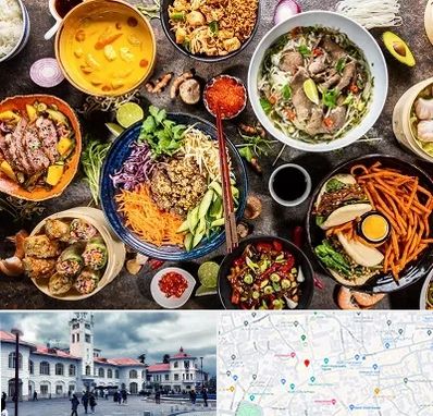 آموزشگاه غذا های بین المللی در میدان شهرداری رشت