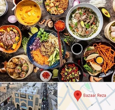 آموزشگاه غذا های بین المللی در بازار رضا مشهد