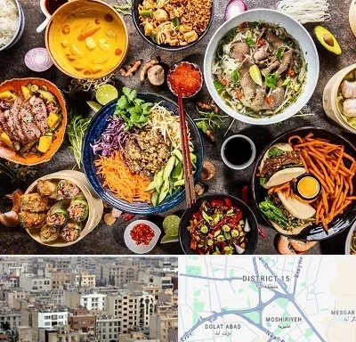 آموزشگاه غذا های بین المللی در جنوب شرق تهران