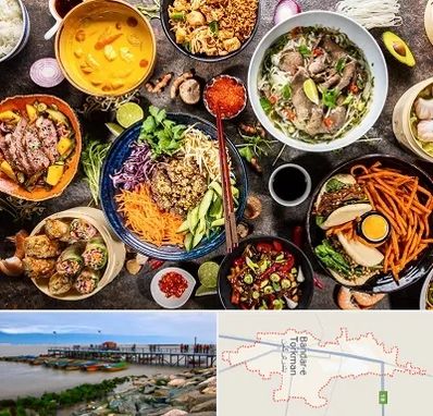 آموزشگاه غذا های بین المللی در بندر ترکمن