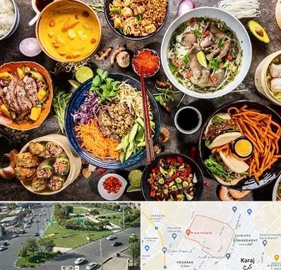 آموزشگاه غذا های بین المللی در شاهین ویلا کرج