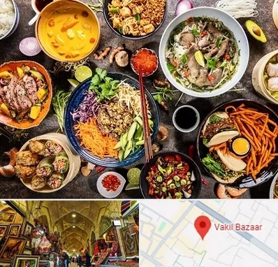 آموزشگاه غذا های بین المللی در بازار وکیل شیراز