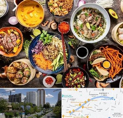 آموزشگاه غذا های بین المللی در اندرزگو