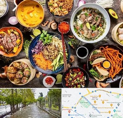 آموزشگاه غذا های بین المللی در خیابان ارم شیراز