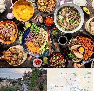 آموزشگاه غذا های بین المللی در باغستان کرج