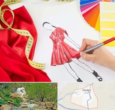 کلاس طراحی لباس در کردان