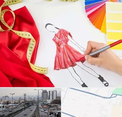 کلاس طراحی لباس در بلوار ارتش