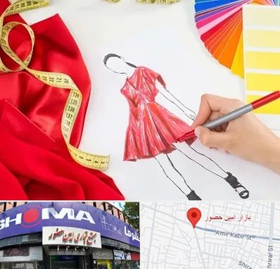 کلاس طراحی لباس در امین حضور