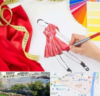 کلاس طراحی لباس در گلستان اهواز