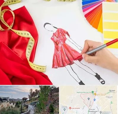 کلاس طراحی لباس در باغستان کرج