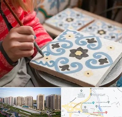 کلاس آموزش نقاشی روی سرامیک در المپیک 