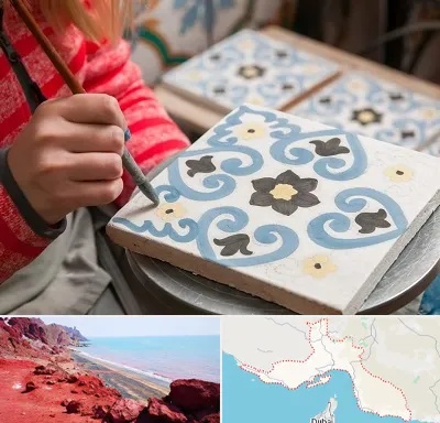 کلاس آموزش نقاشی روی سرامیک در هرمزگان