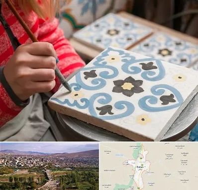 کلاس آموزش نقاشی روی سرامیک در بوکان