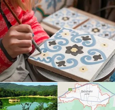 کلاس آموزش نقاشی روی سرامیک در بهشهر