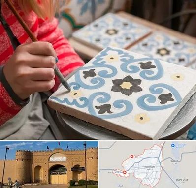 کلاس آموزش نقاشی روی سرامیک در ایرانشهر