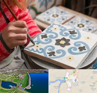 کلاس آموزش نقاشی روی سرامیک در مهاباد