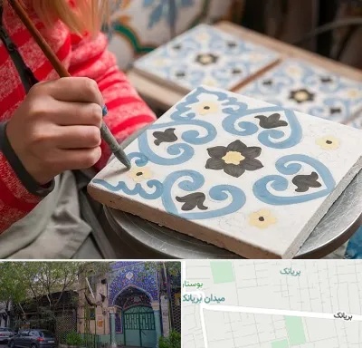 کلاس آموزش نقاشی روی سرامیک در بریانک