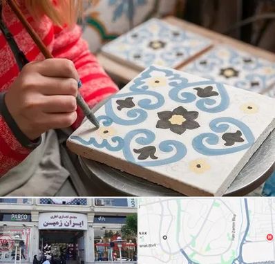 کلاس آموزش نقاشی روی سرامیک در ایران زمین