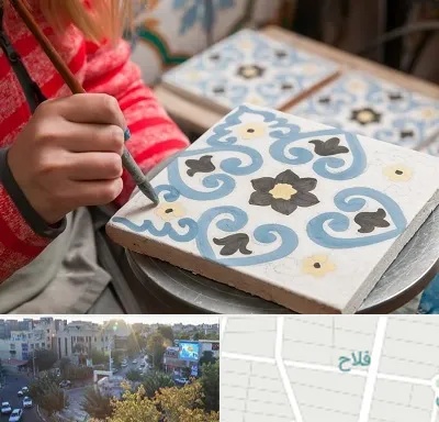 کلاس آموزش نقاشی روی سرامیک در فلاح