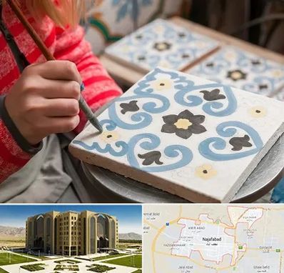 کلاس آموزش نقاشی روی سرامیک در نجف آباد