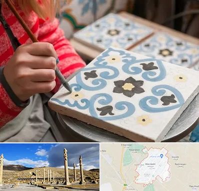 کلاس آموزش نقاشی روی سرامیک در مرودشت