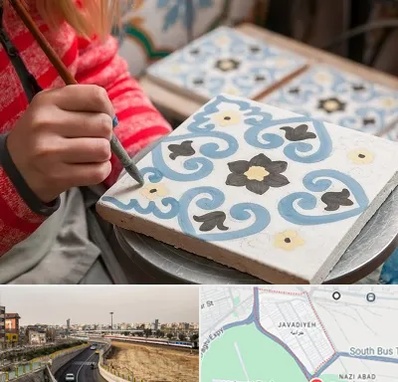کلاس آموزش نقاشی روی سرامیک در جوادیه