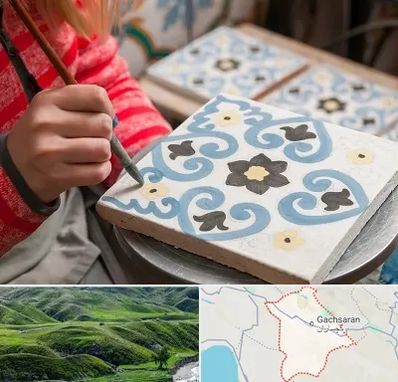 کلاس آموزش نقاشی روی سرامیک در گچساران
