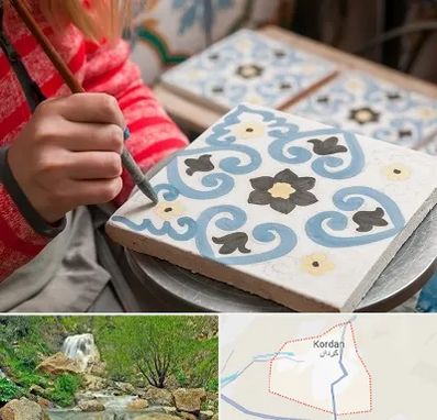 کلاس آموزش نقاشی روی سرامیک در کردان