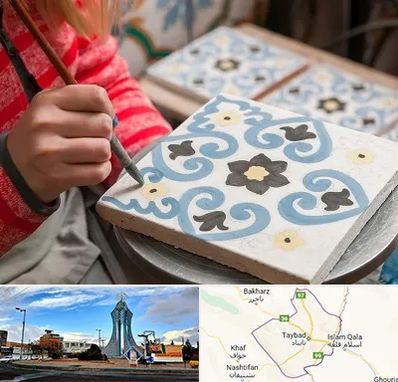 کلاس آموزش نقاشی روی سرامیک در تایباد