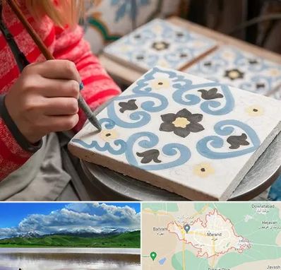 کلاس آموزش نقاشی روی سرامیک در مرند