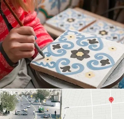 کلاس آموزش نقاشی روی سرامیک در هاشمی