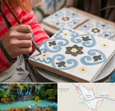 کلاس آموزش نقاشی روی سرامیک در دورود