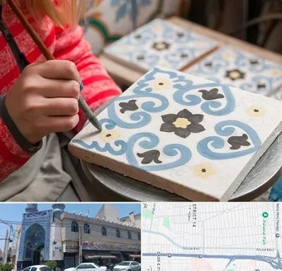 کلاس آموزش نقاشی روی سرامیک در بلوار ابوذر