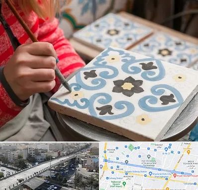 کلاس آموزش نقاشی روی سرامیک در فرجام