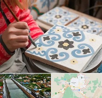 کلاس آموزش نقاشی روی سرامیک در مراغه