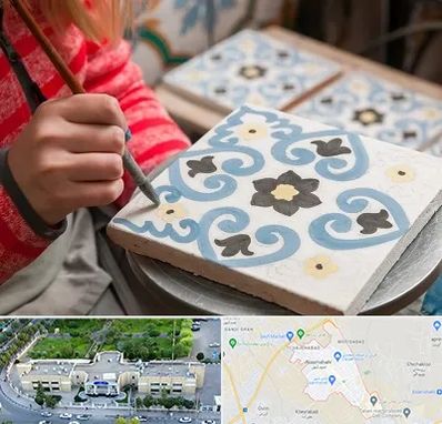 کلاس آموزش نقاشی روی سرامیک در نسیم شهر